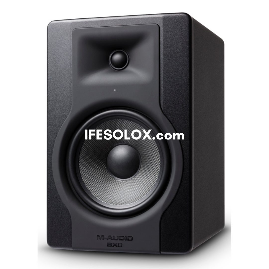 M-Audio BX8 D3 Dual (2-Way) 8" 150W Powered Studio Monitor Speaker for Music Production and Mixing - Brand New