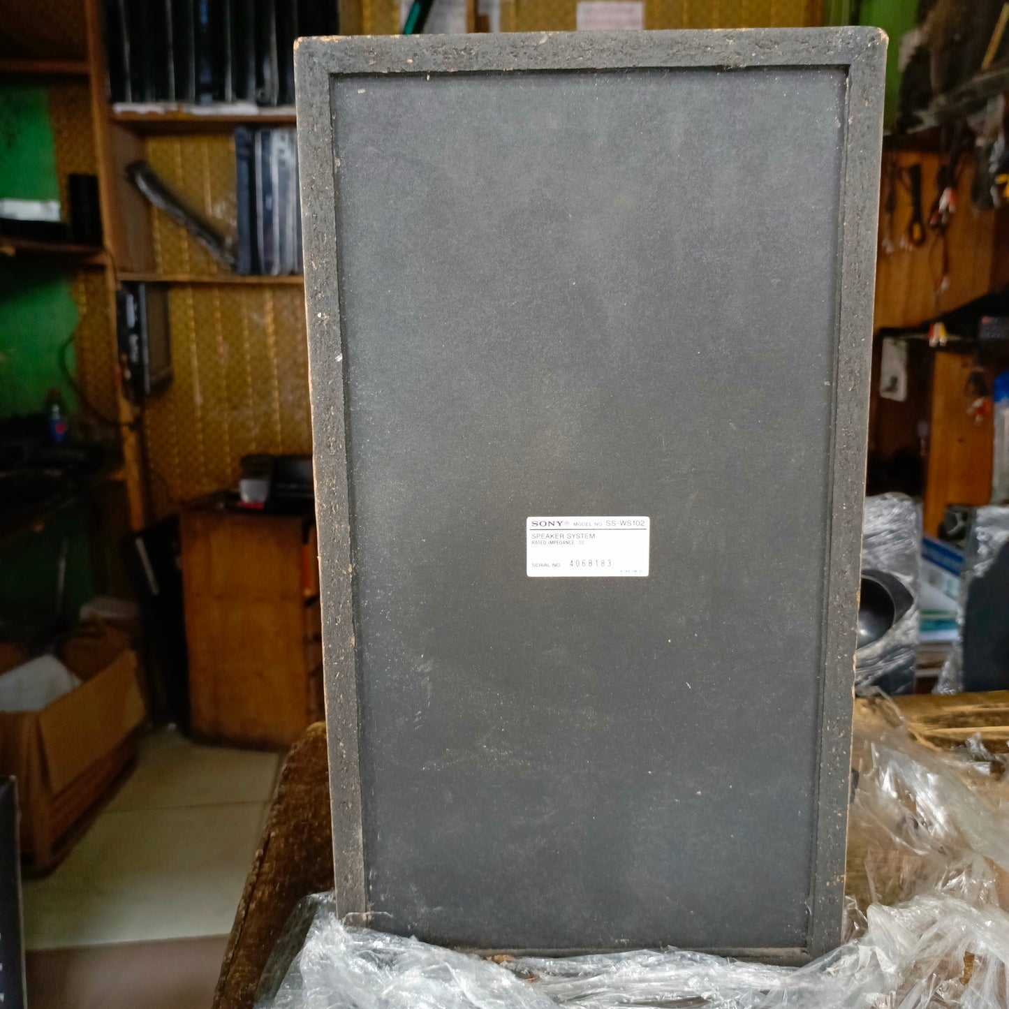 SONY SS-WS102 3ohms Home Theater Passive Subwoofer - Foreign Used