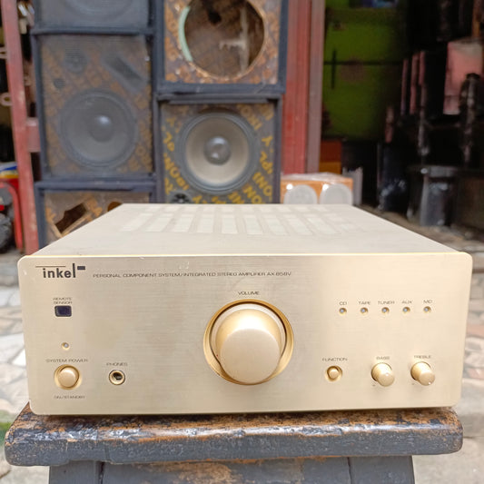Inkel AX-858BV Integrated Stereo (2 Channel) Audio Amplifier with 4 Audio inputs - Foreign Used
