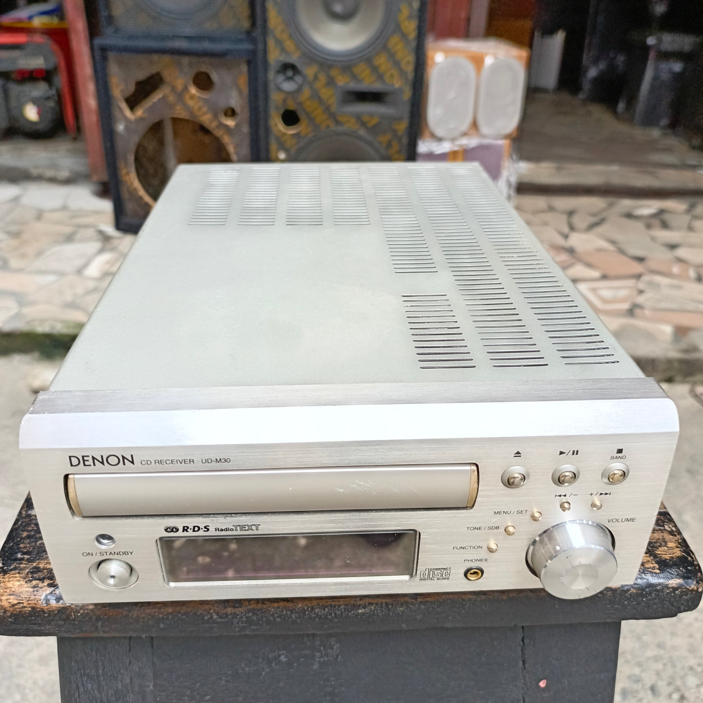 DENON UD-M30 CD Receiver Stereo (2 Channel) Audio Amplifier with 2 Audio inputs - Foreign Used