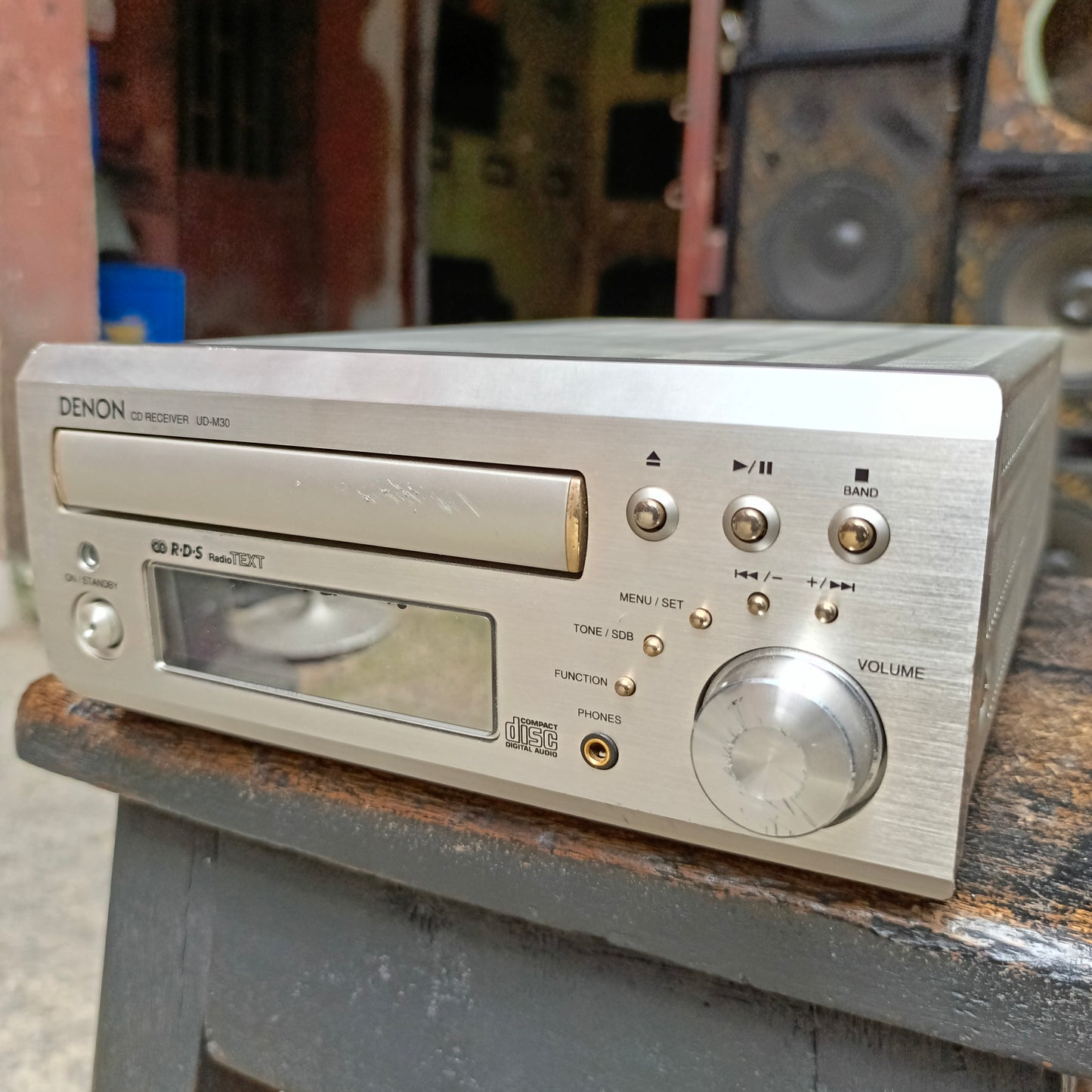 DENON UD-M30 CD Receiver Stereo (2 Channel) Audio Amplifier with 2 Audio inputs - Foreign Used
