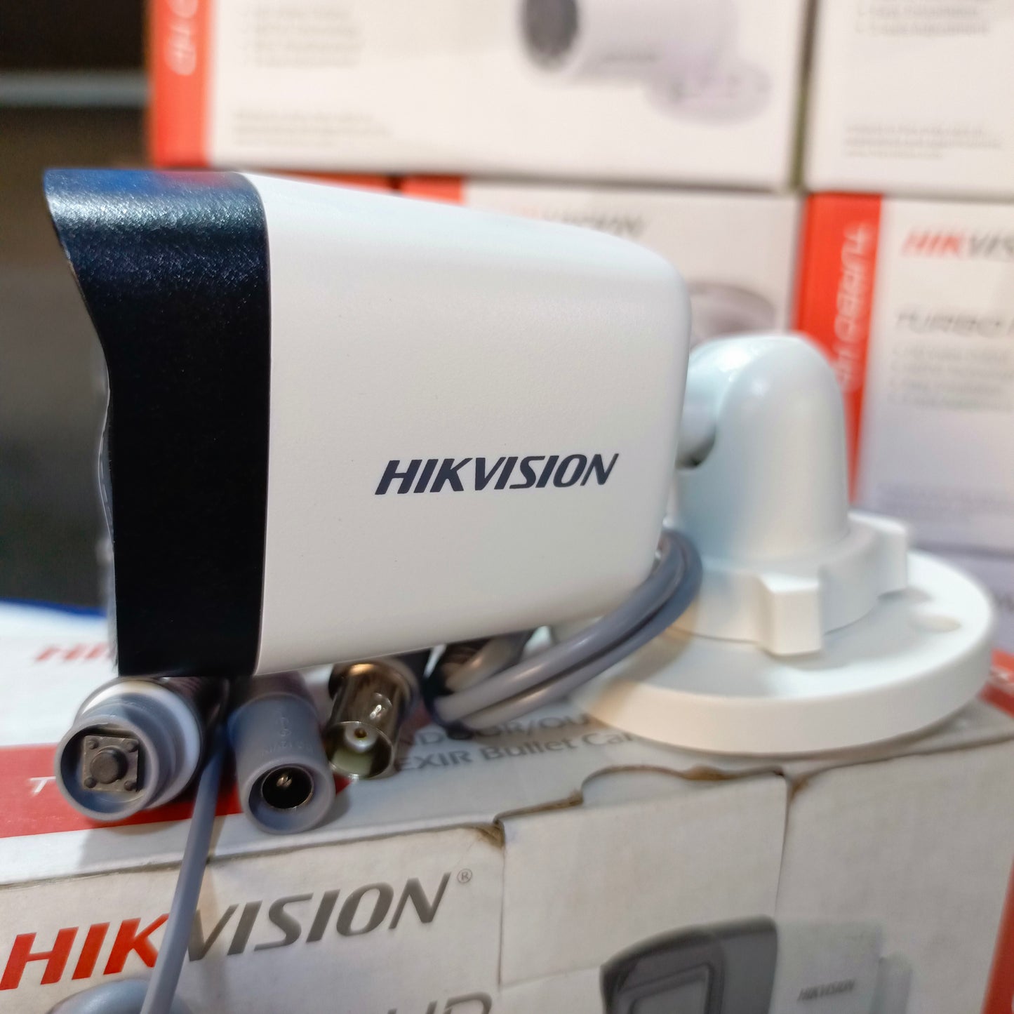 HIKVISION Turbo HD Indoor/Outdoor EXIR Bullet Camera (3.6mm 2MP Lens) - Side Closer View