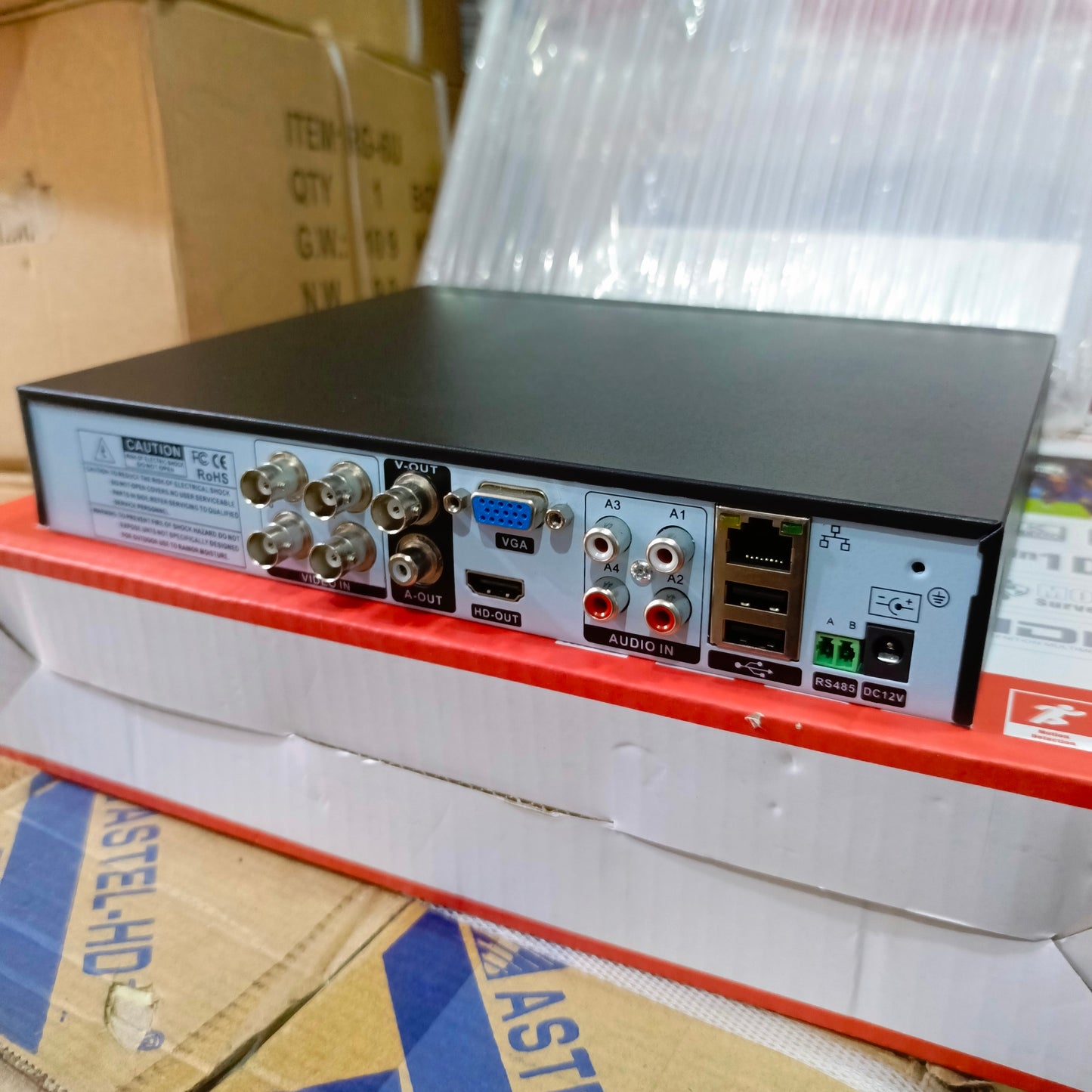 POLYVISION 4-Channel 5MP 5-in-1 High Definition DVR (Supports IP, AHD, CVI, HD, TVI cameras)