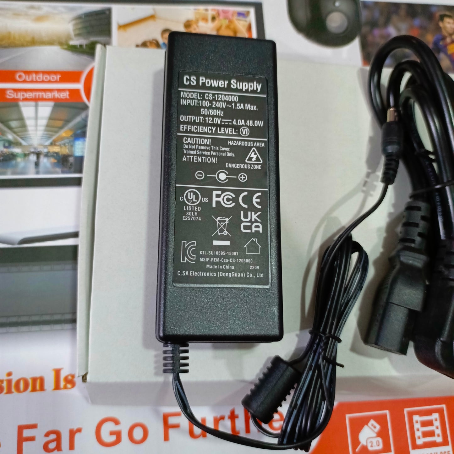 POLYVISION 24-Channel 5-in-1 High Definition DVR (Supports IP, AHD, CVI, HD, TVI cameras) - adapter power supply