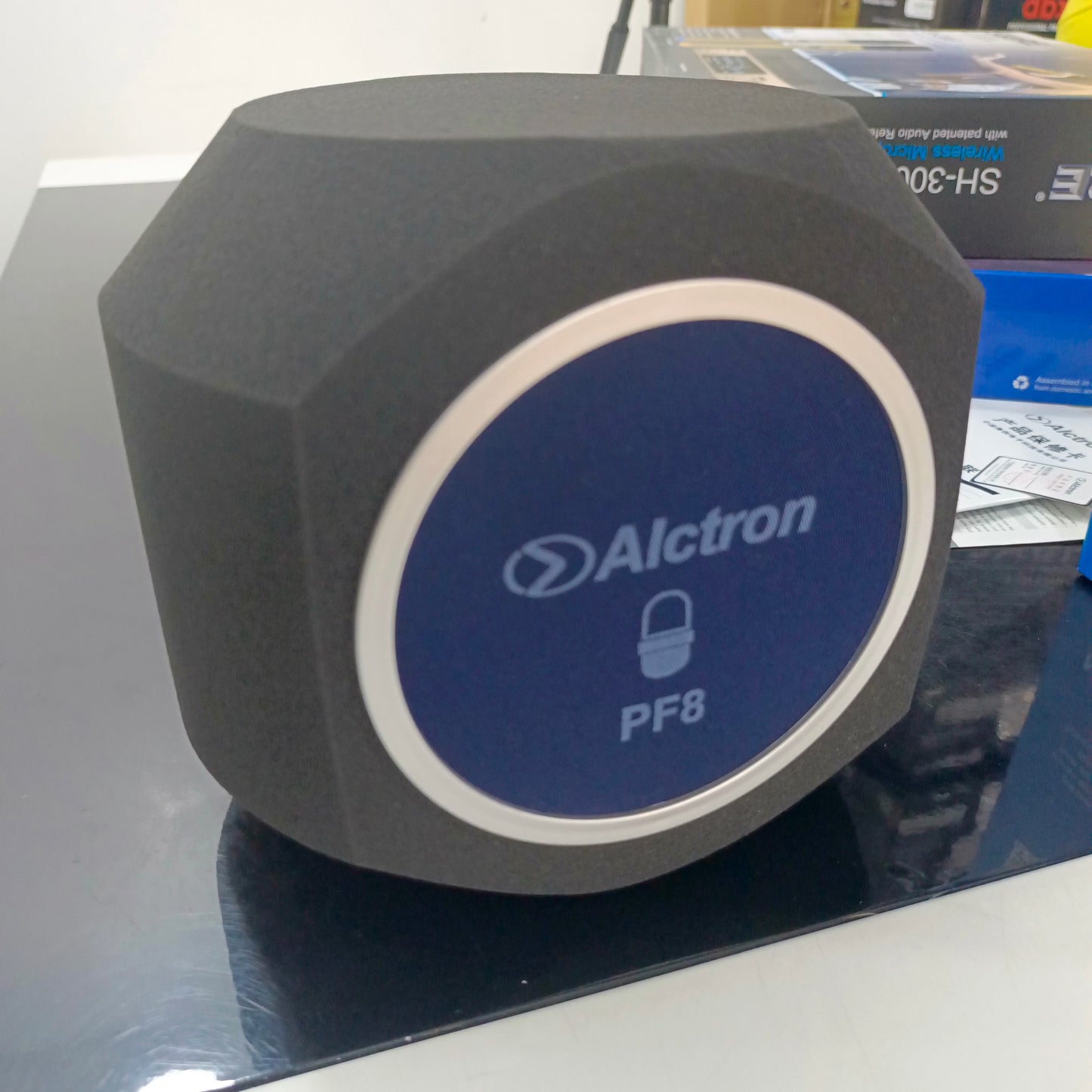 Alctron PF8 Professional Microphone Isolation Wind Shield with Pop Filter for Recording Studio - Brand New