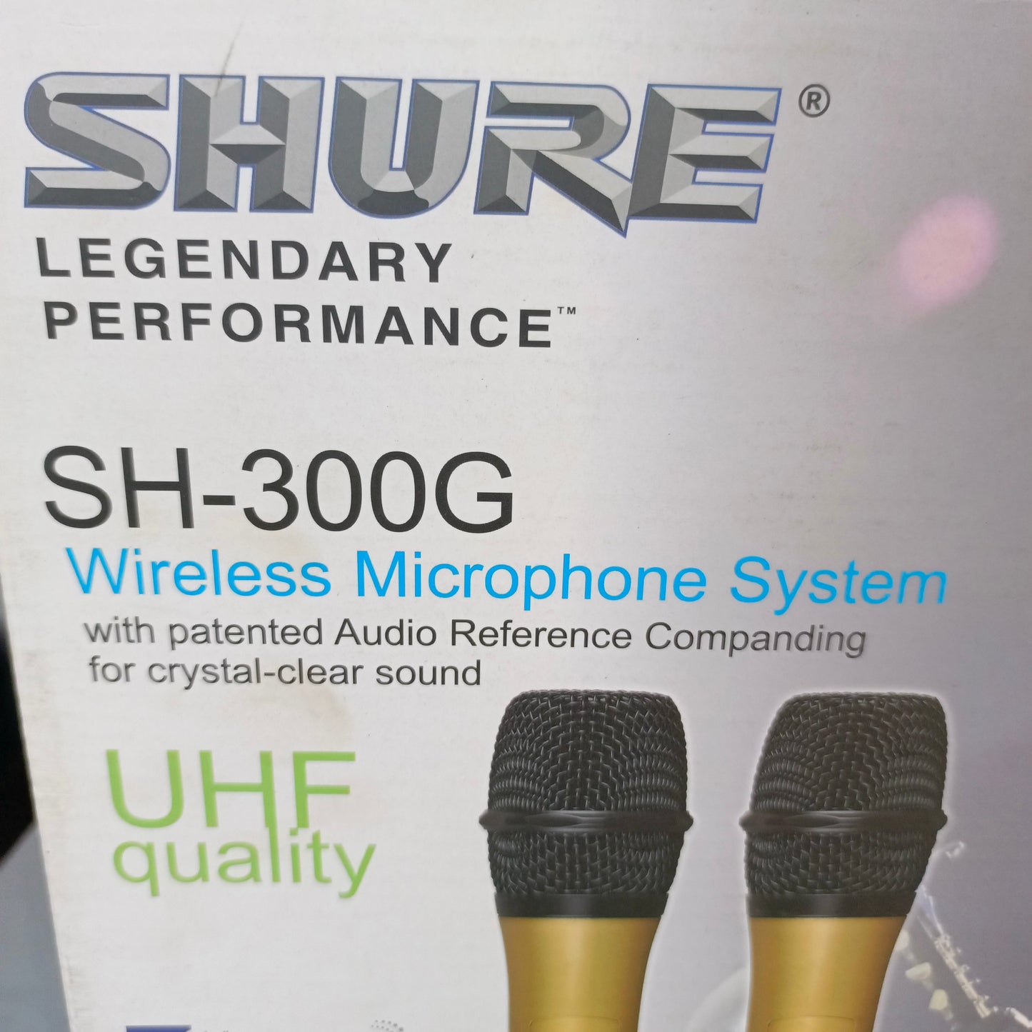 SHURE SH-300G Legendary Wireless Vocal Microphone - Model number