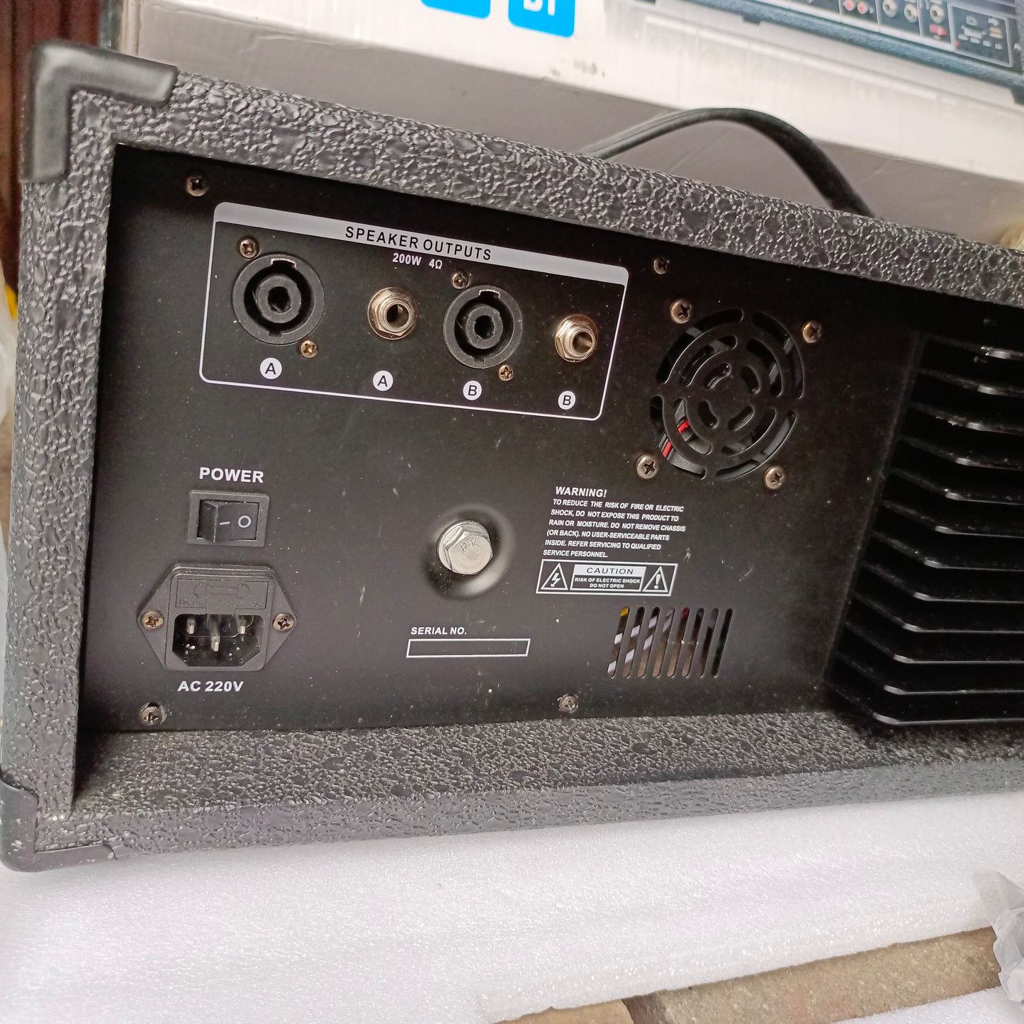 4 Channel Mixer Amplifier with 16DSP, Bluetooth, USB and SD