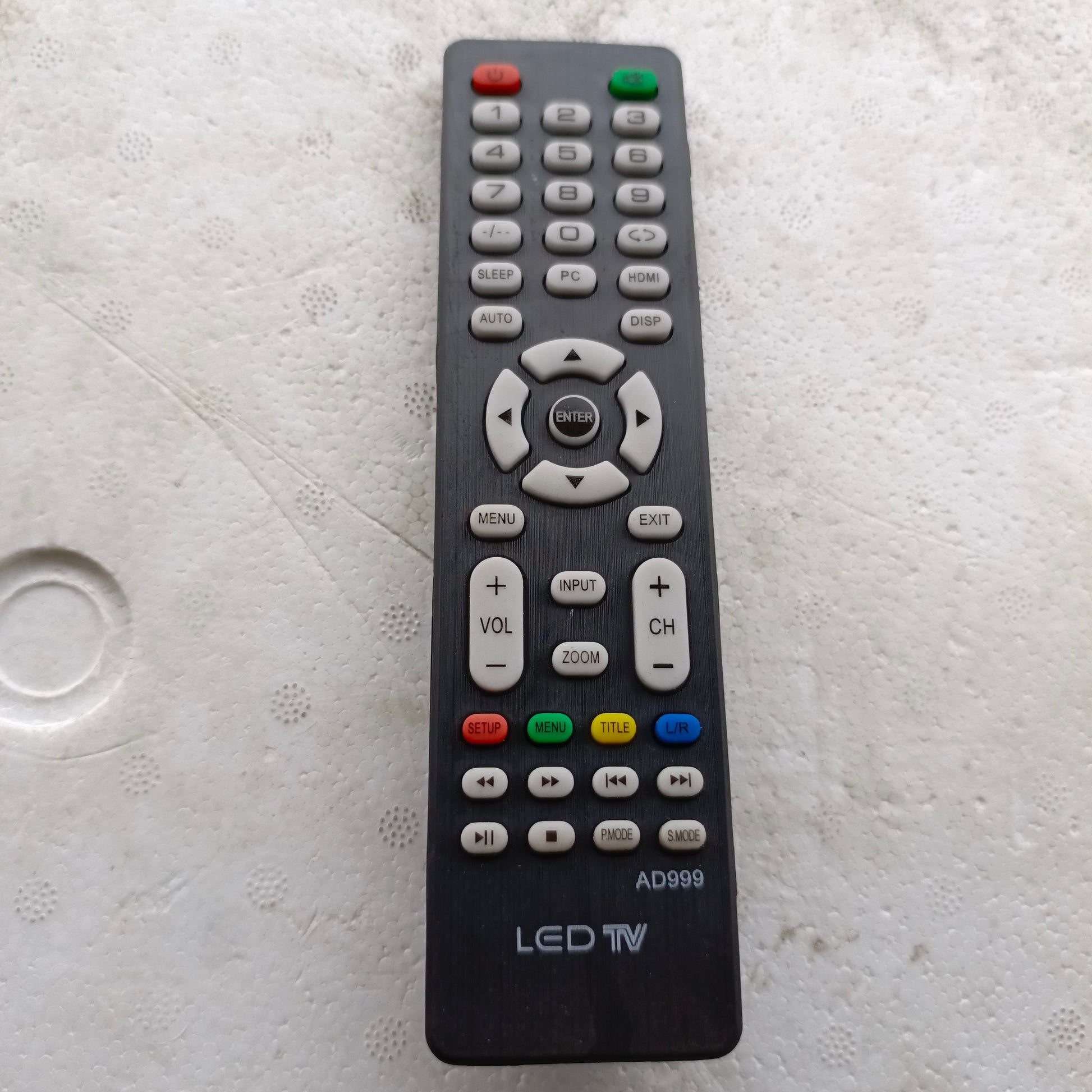 LED TV AD999 remote control