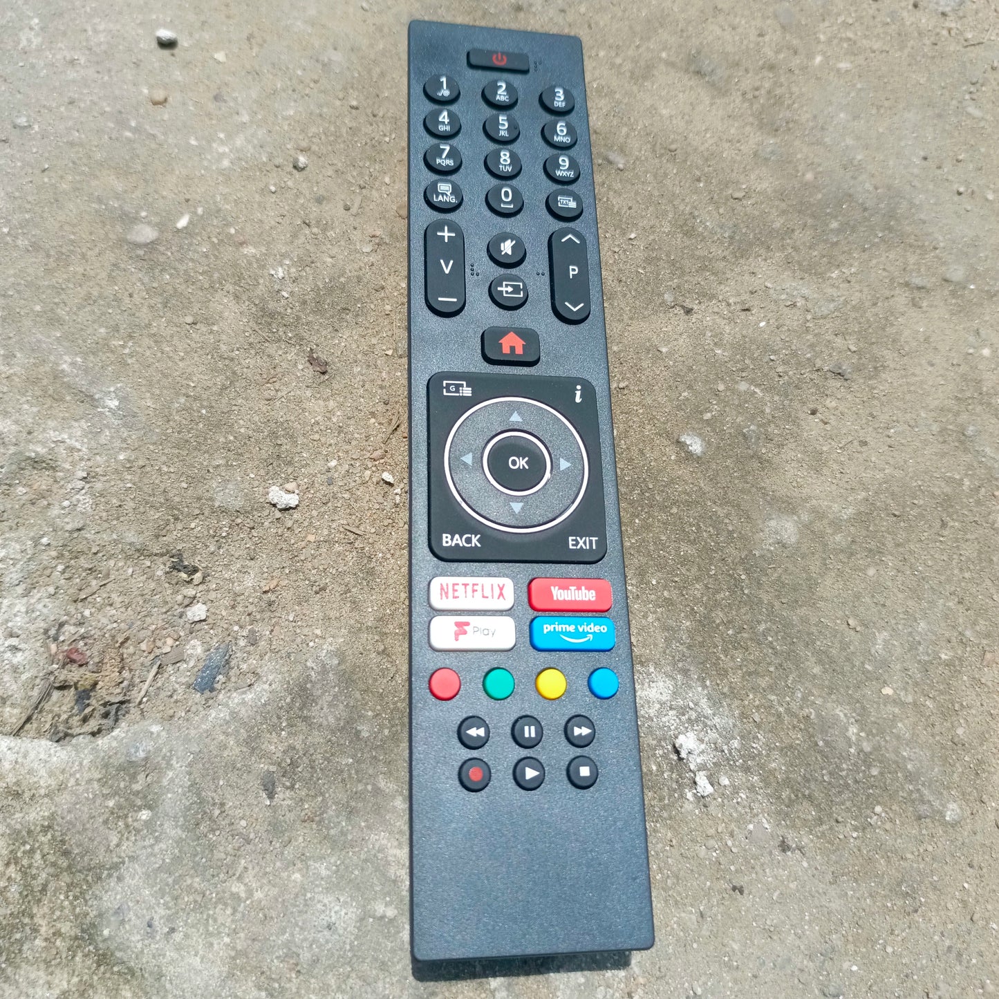 RC43137P Universal Bush Smart TV Remote Control for Luxor Bush, Digihome, Finlux, Electriq Smart TV