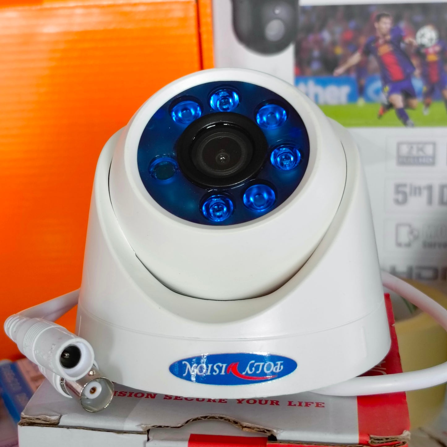 POLYVISION POLY-5014V IR-CCD Color Turret Camera (2.8mm 2MP Lens) - Brand New