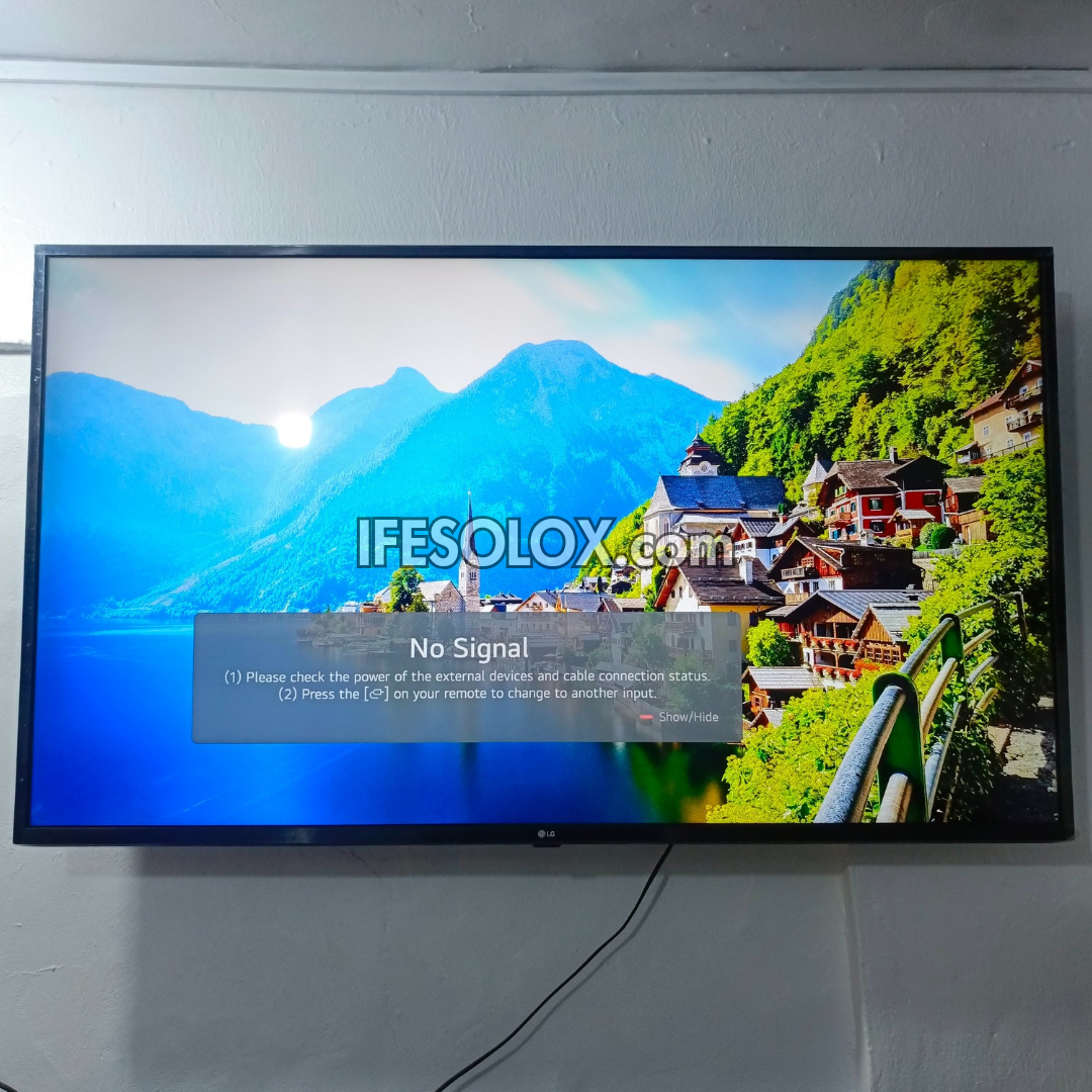 LG 55 inch 55UP71 ThinQ AI webOS Smart 4K UHD HDR TV with Bluetooth, Miracast, Apple AirPlay 2 - Foreign Used