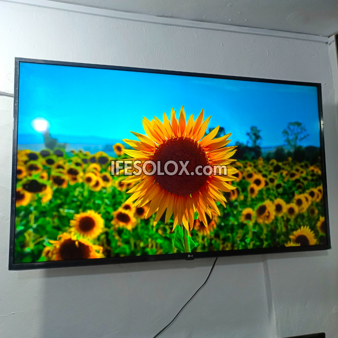 LG 55 inch 55UP71 ThinQ AI webOS Smart 4K UHD HDR TV with Bluetooth, Miracast, Apple AirPlay 2 - Foreign Used