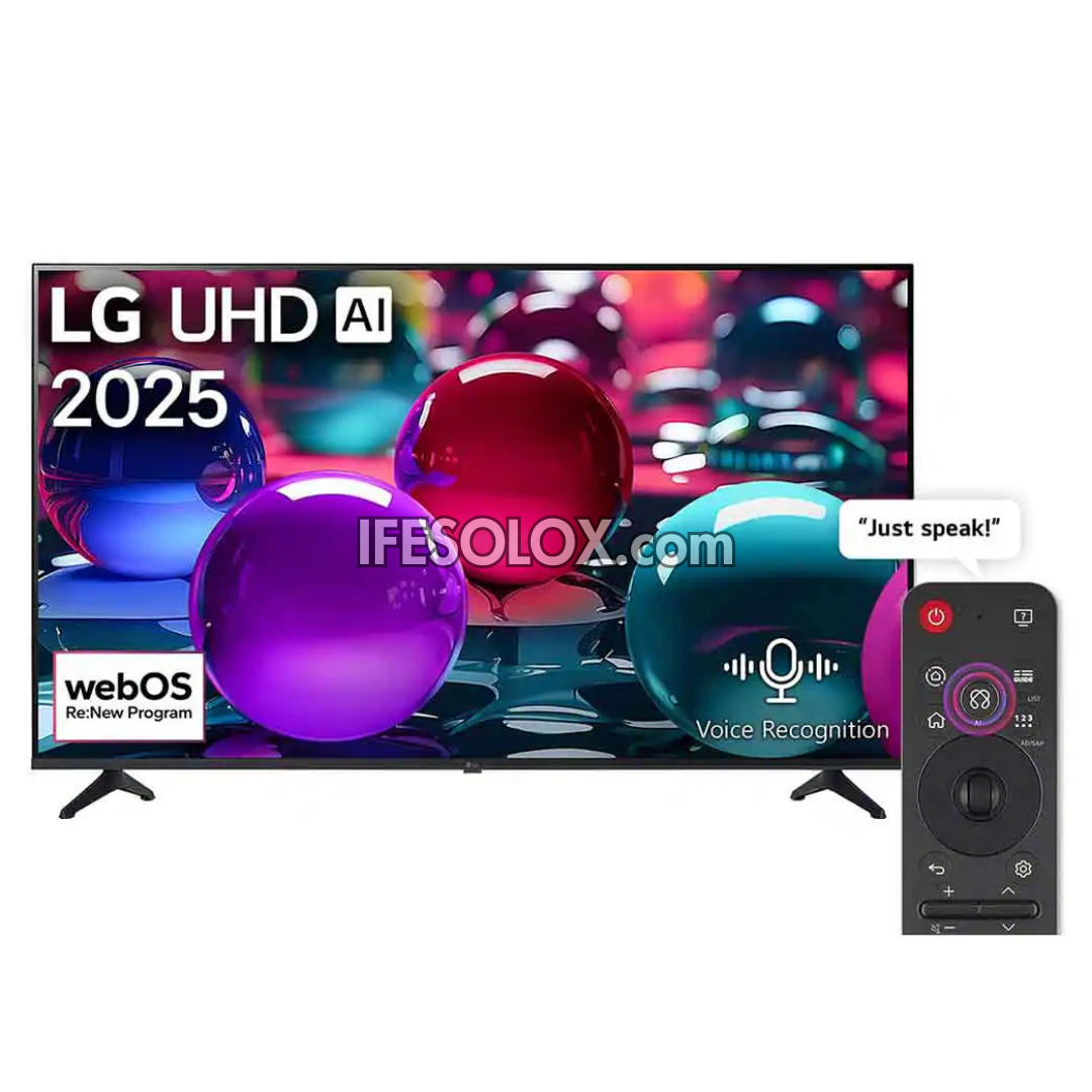 LG 55 inch UA73 Series AI ThinQ webOS Smart with Active HDR 4K UHD