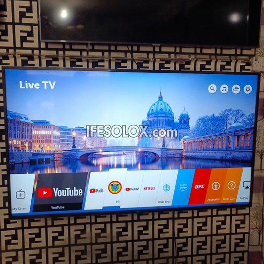 LG 65 Inch 65UK6470 Thinq AI webOS 4.5 Smart 4K UHD HDR TV with Bluetooth, Miracast, AirPlay - UK Used