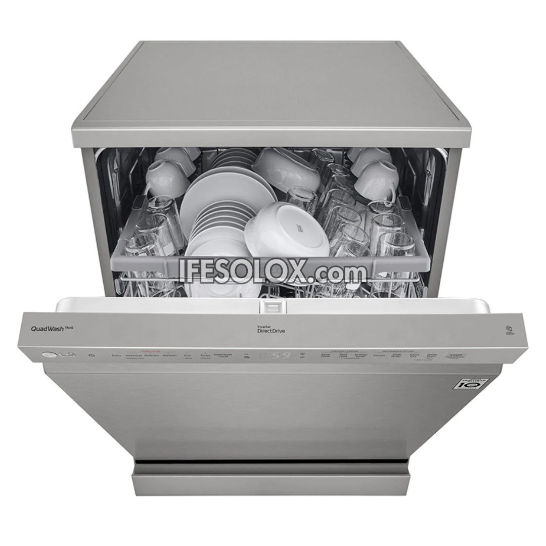 LG DFB532FP QuadWash™ Inverter Steam Dishwasher with SmartThinQ, 14-place Setting, A++ Energy - Brand New