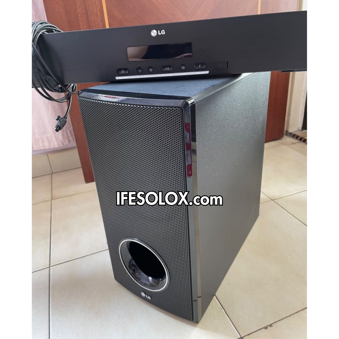 LG HLS36W 2.1Ch 280W High Resolution Bluetooth Sound Bar with Wireless Subwoofer - Foreign Used