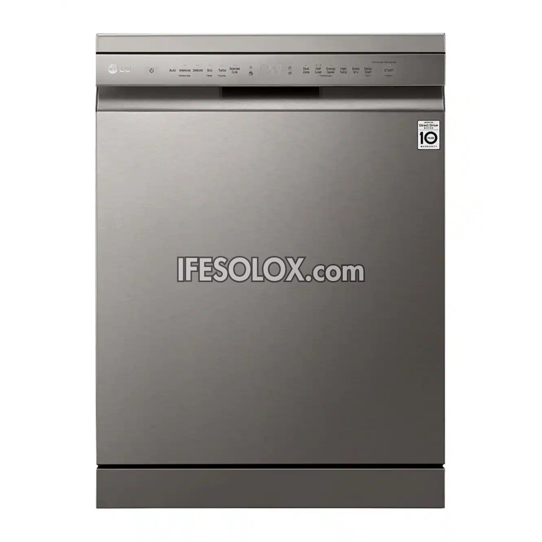 LG DFB512FP Inverter QuadWash™ Dishwasher with SmartThinQ, 14-place Setting, A++ Energy Efficiency - Brand New