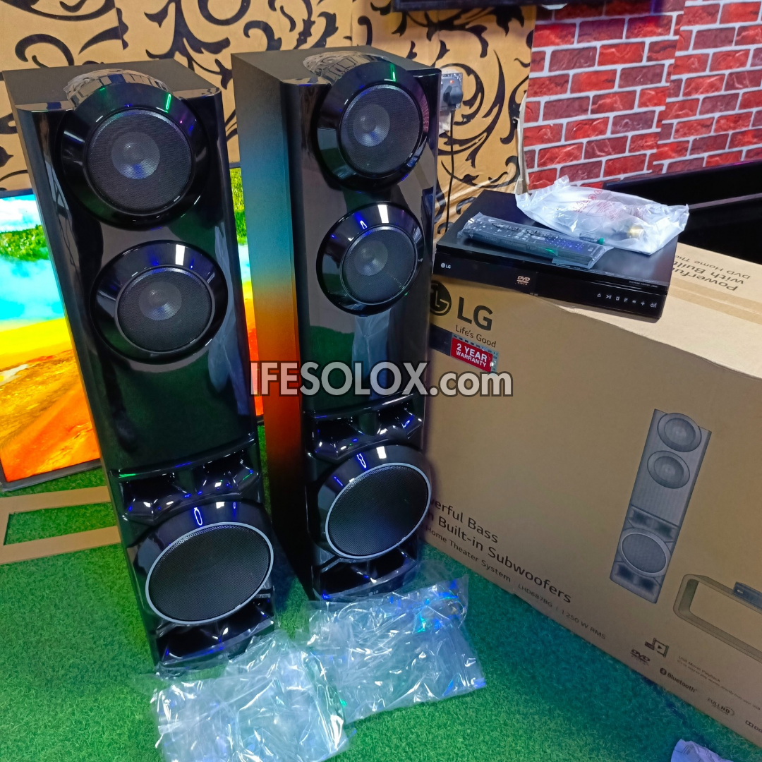 LG LHD687 4.2Ch 1,250W Dual Subwoofer Bodyguard DVD/CD Home Theater System - Brand New