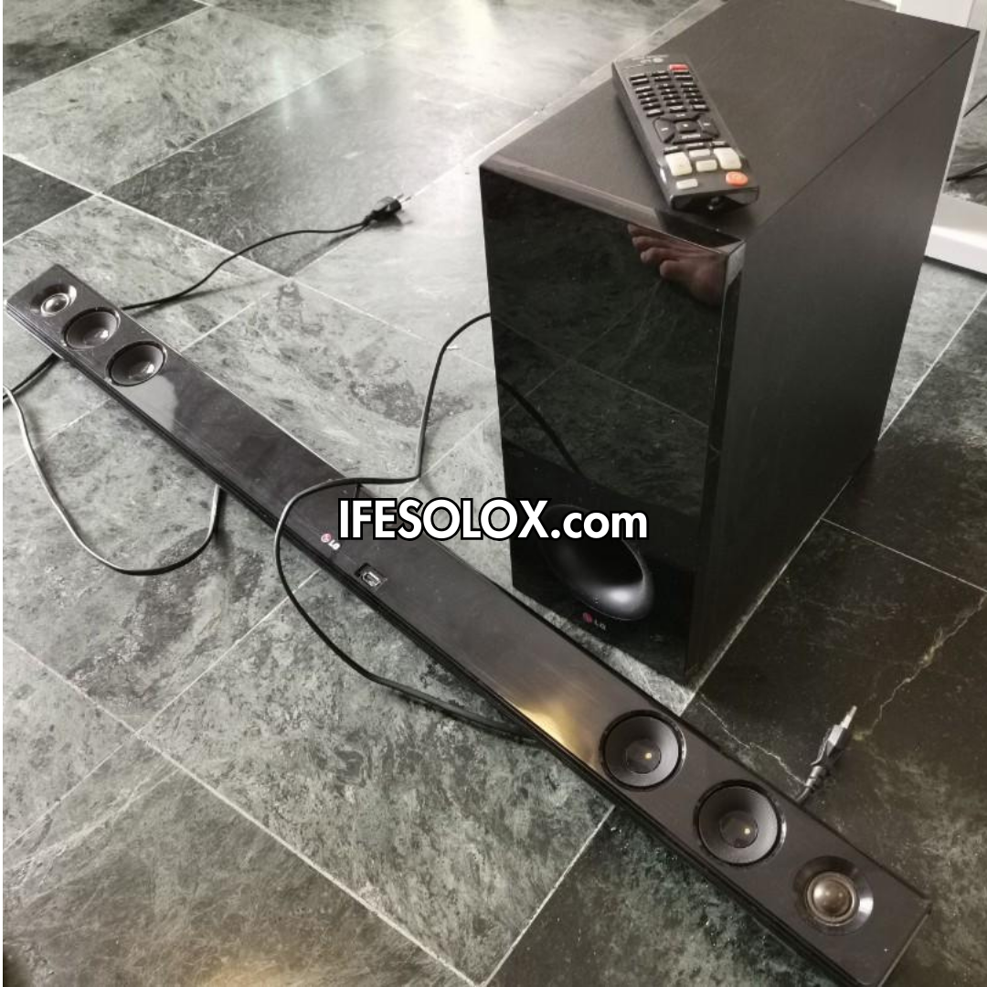 LG NB3530A 2.1Ch 300W High Resolution Bluetooth Sound Bar with Wireless Subwoofer - Foreign Used