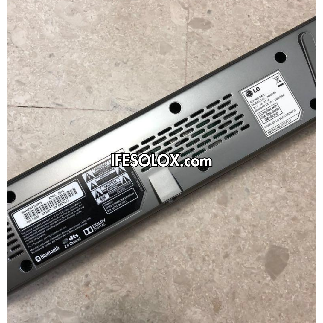 LG NB3540 2.1Ch 320W High Resolution Bluetooth Sound Bar with Wireless Subwoofer - Foreign Used