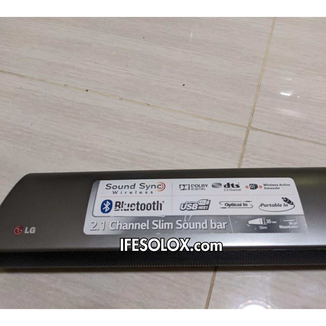 LG NB3540 2.1Ch 320W High Resolution Bluetooth Sound Bar with Wireless Subwoofer - Foreign Used