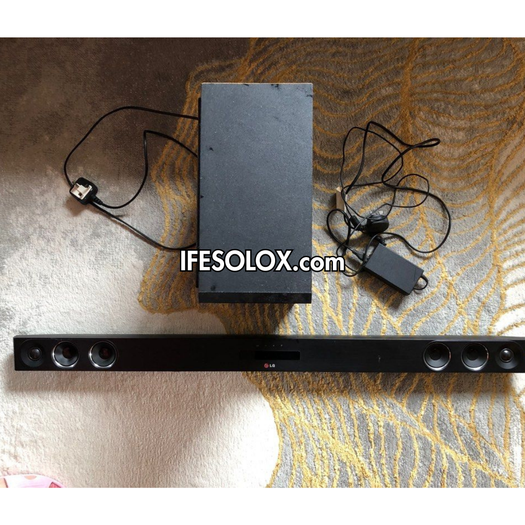 LG NB3740 4.1Ch 320W WiFi Smart Streaming Sound Bar with Wireless Subwoofer - Foreign Used