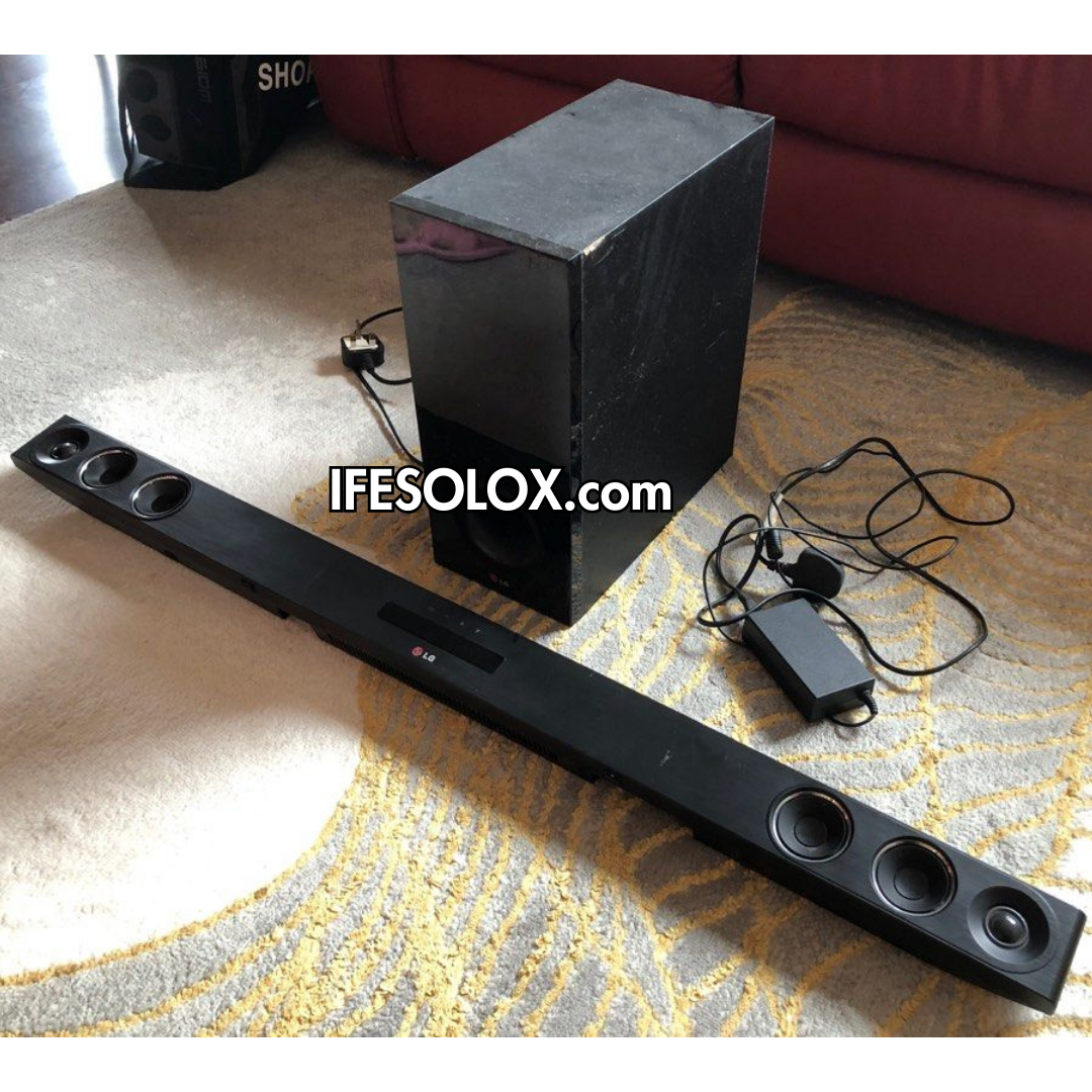 LG NB3740 4.1Ch 320W WiFi Smart Streaming Sound Bar with Wireless Subwoofer - Foreign Used