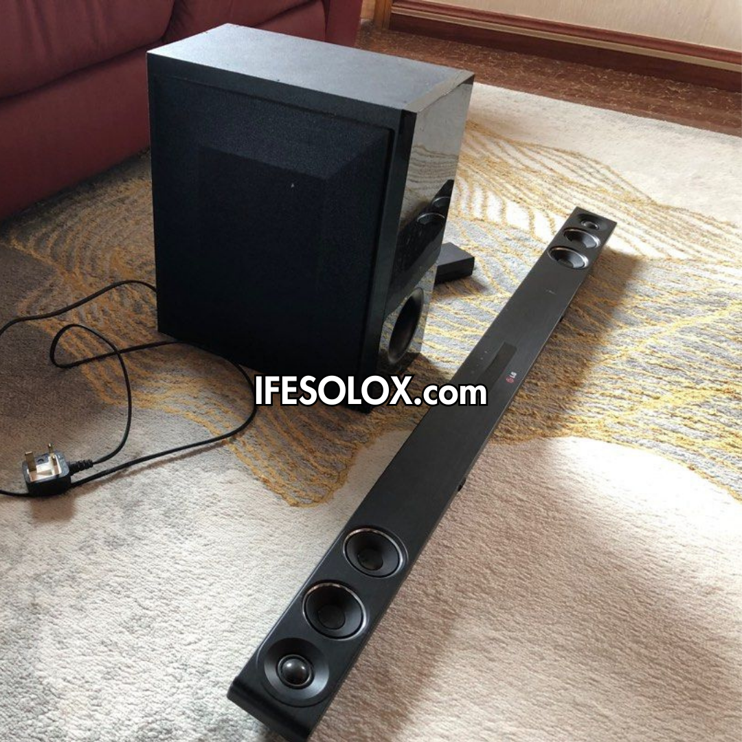 LG NB3740 4.1Ch 320W WiFi Smart Streaming Sound Bar with Wireless Subwoofer - Foreign Used
