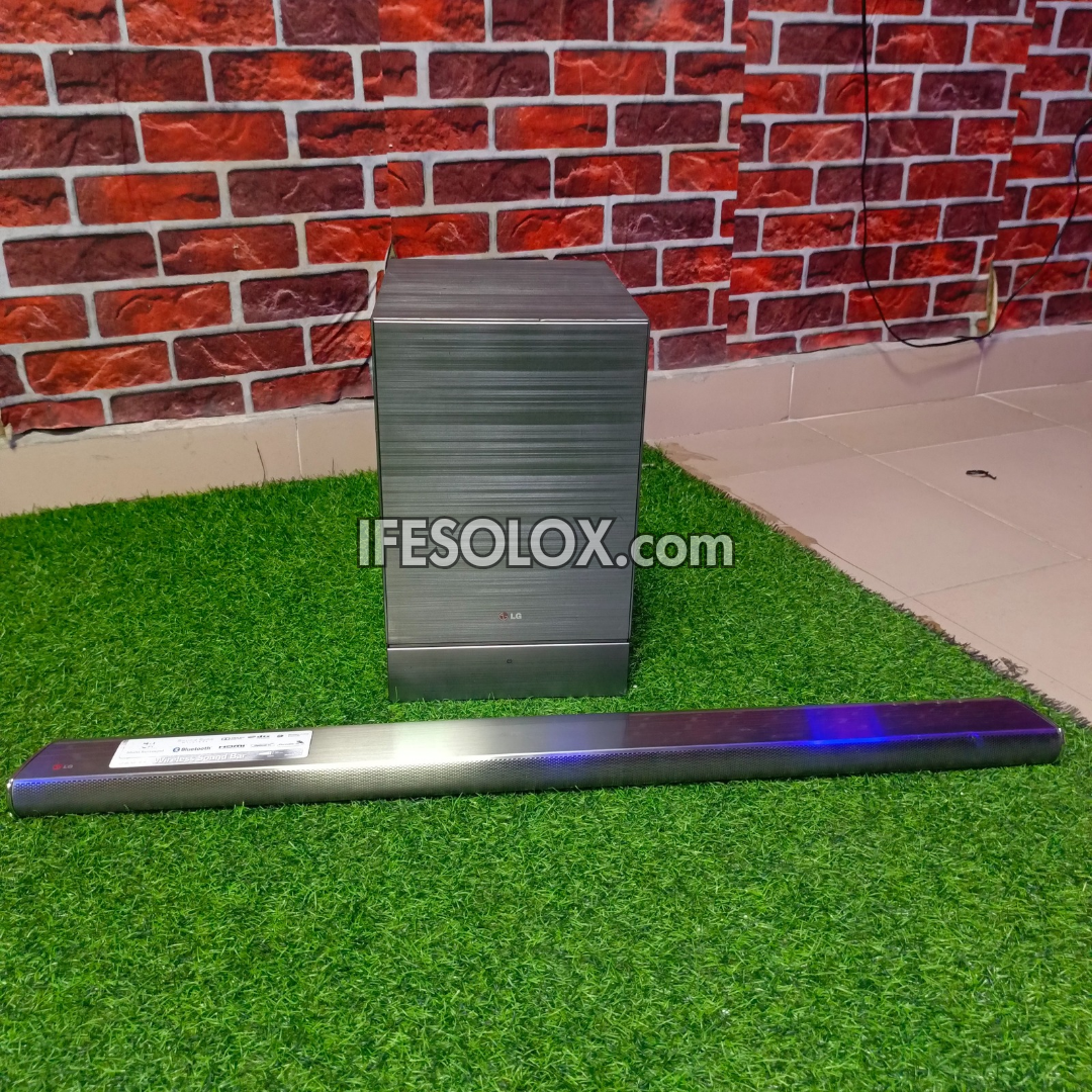 LG NB4540 4.1Ch 320W Super Surround Slim Bluetooth Sound Bar with Wireless Subwoofer - Foreign Used