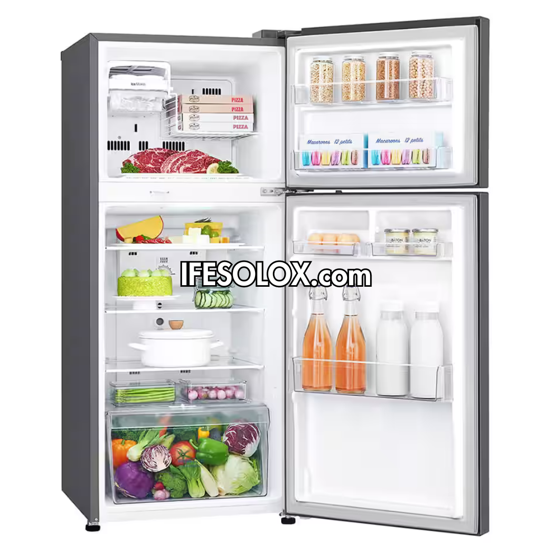 LG GL-C252SLBB 260L Smart Inverter Top-Freezer Double Door Refrigerator + 2 Years Warranty - Brand New