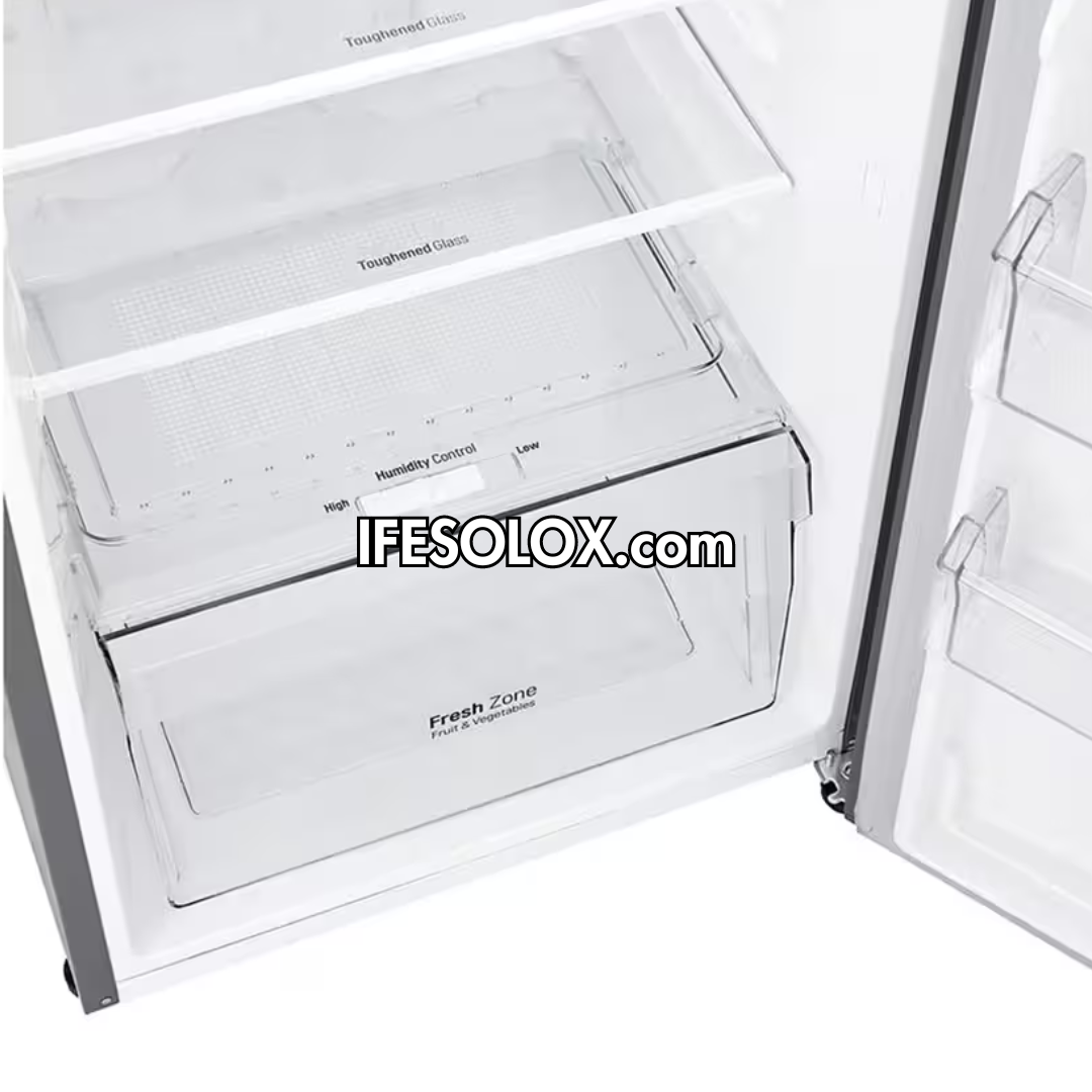 LG GL-C252SLBB 260L Smart Inverter Top-Freezer Double Door Refrigerator + 2 Years Warranty - Brand New
