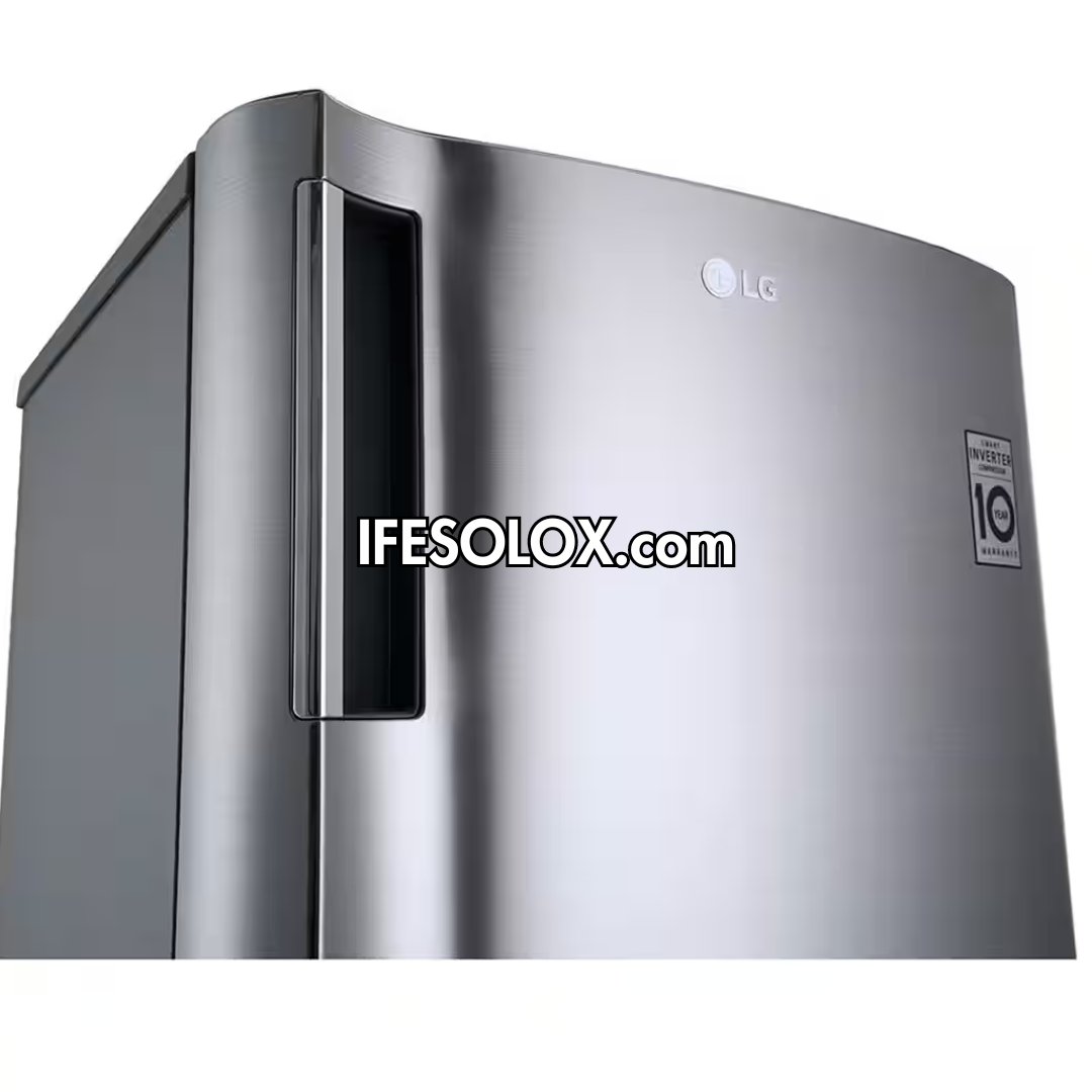 LG GN-304SL 168L Turbo Freeze Upright Freezer (Silver) with Low Voltage Stability- Brand New
