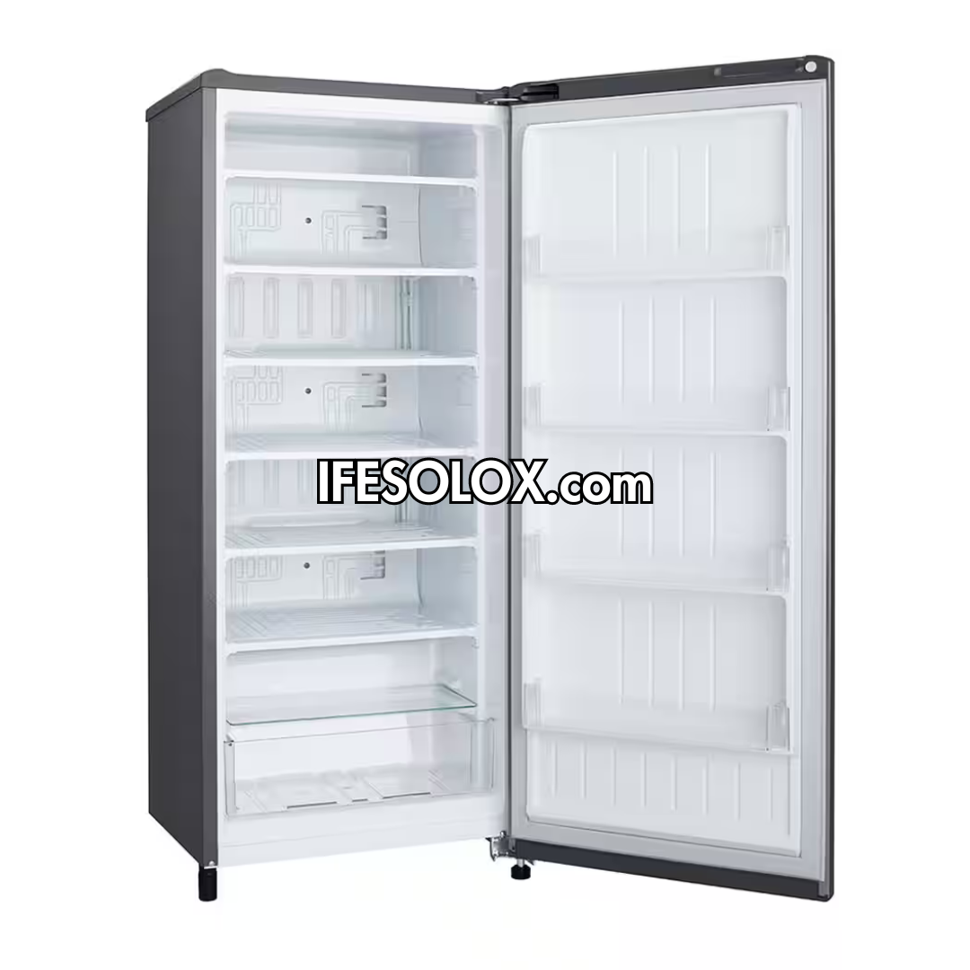 LG GN-304SL 168L Turbo Freeze Upright Freezer (Silver) with Low Voltage Stability- Brand New