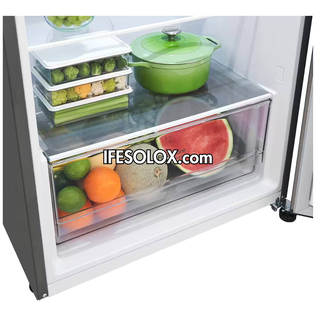 LG GN-B372PLGB 375L Smart Inverter Top-Freezer Double Door Refrigerator + 2 Years Warranty - Brand New