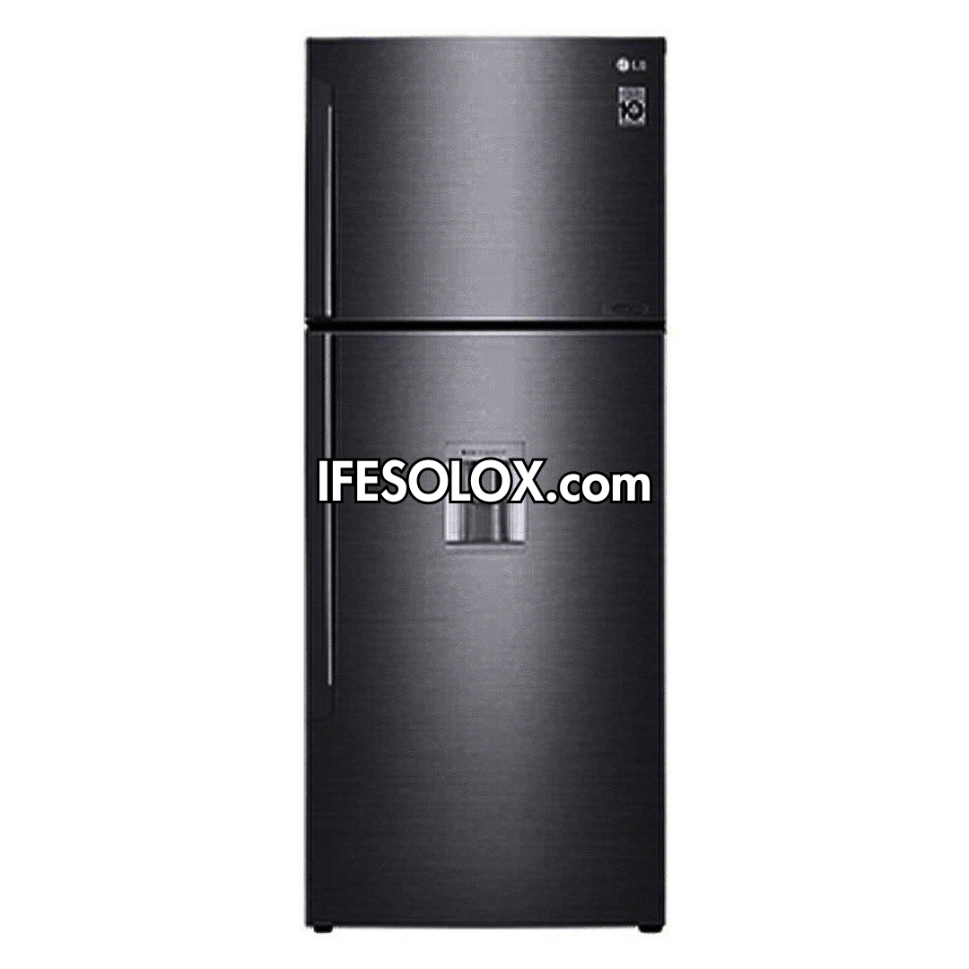 LG GL-T502HLCL 438L Smart Inverter Top-Freezer Double Door Refrigerator with Water Dispenser + 2 Years Warranty - Brand New