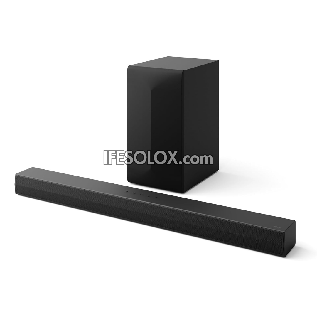 LG S60T 3.1Ch 340W Dolby Audio Sound Bar with Wireless Subwoofer + Wow Orchestra (2024 model) - Brand New