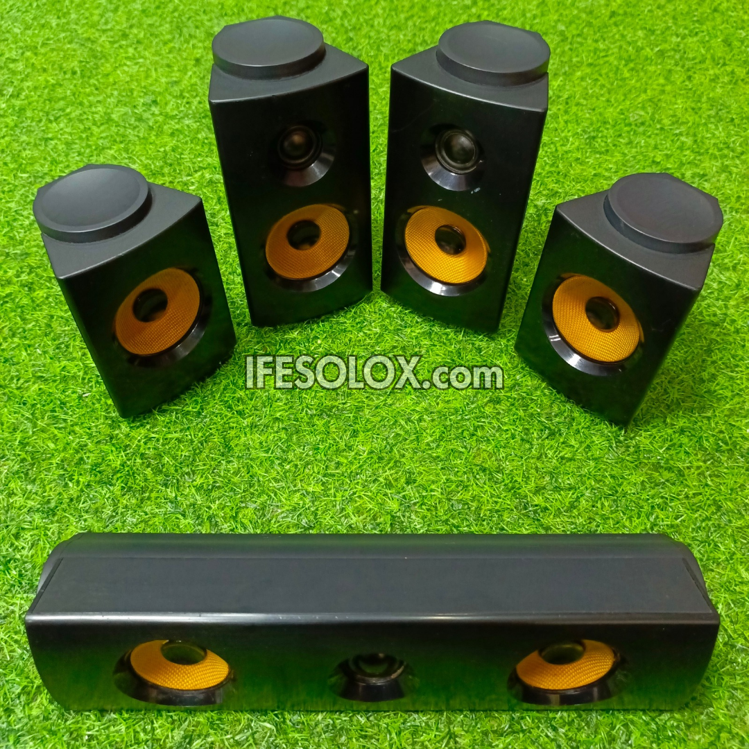 LG S75B1-F, S75B1-S 4Ohms Home Theater Surround Speakers Complete Set - Foreign Used