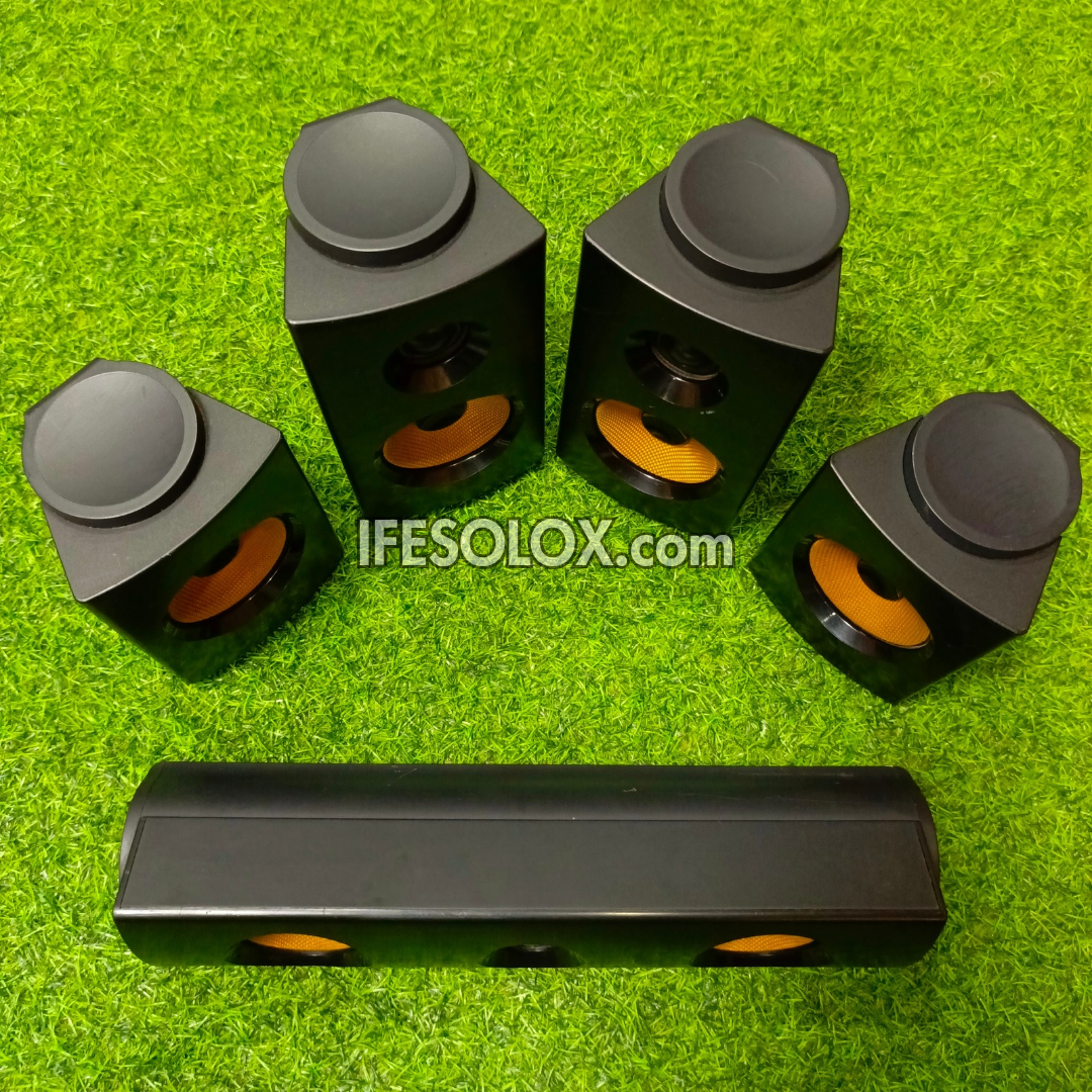 LG S75B1-F, S75B1-S 4Ohms Home Theater Surround Speakers Complete Set - Foreign Used