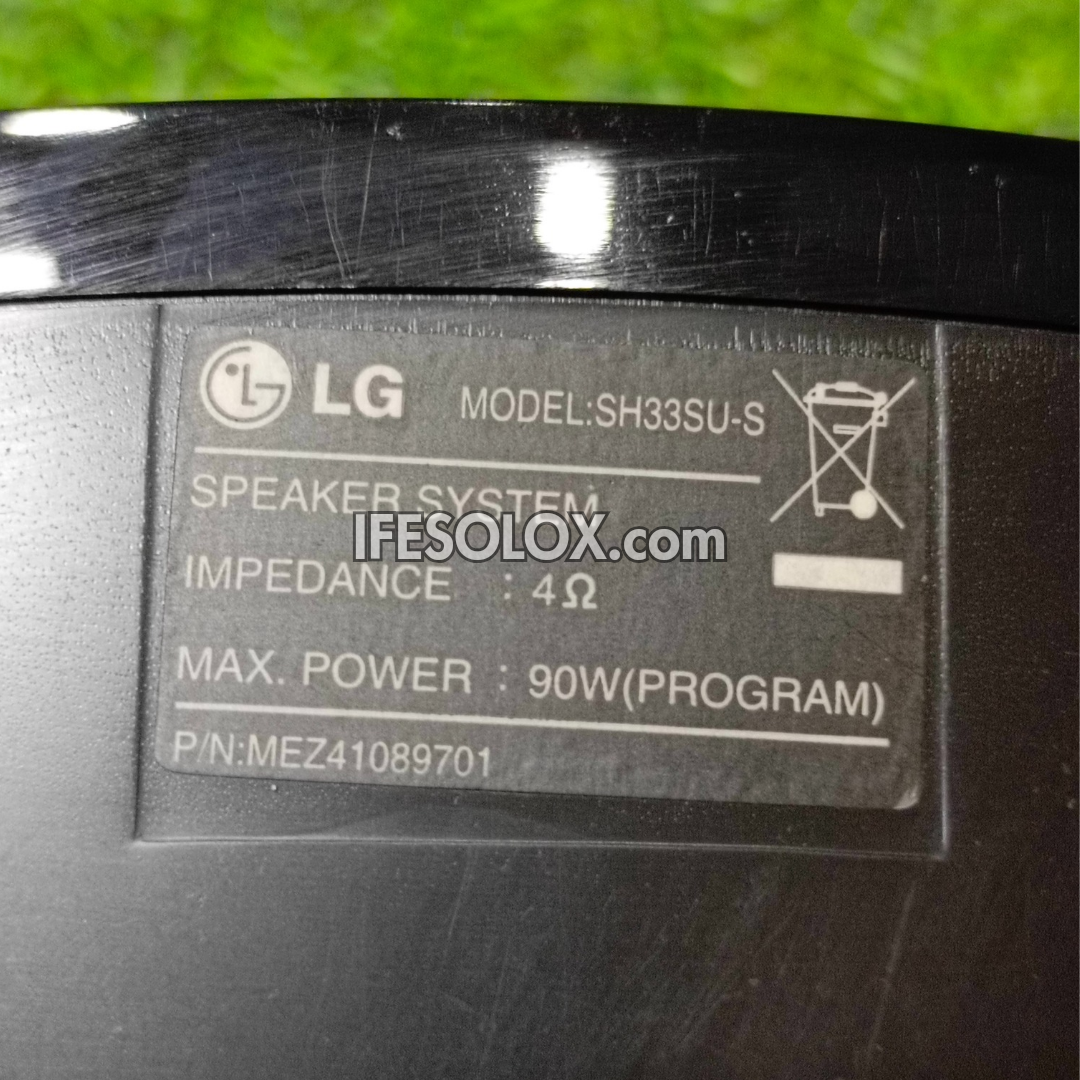 LG SH33SU-S Home Theatre Surround Speakers Complete Set - Foreign Used