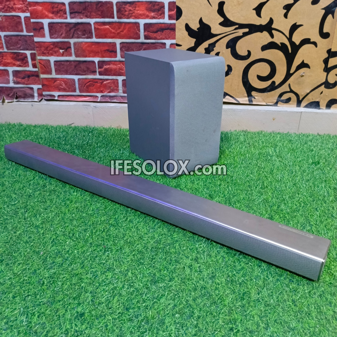LG SH5 Bluetooth Sound Bar with Wireless Subwoofer - Foreign Used