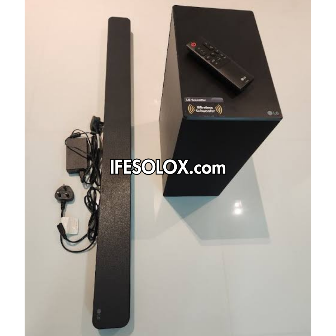 LG LAS450H 2.1Ch 220W High Resolution Bluetooth Sound Bar with Wireles –  IFESOLOX