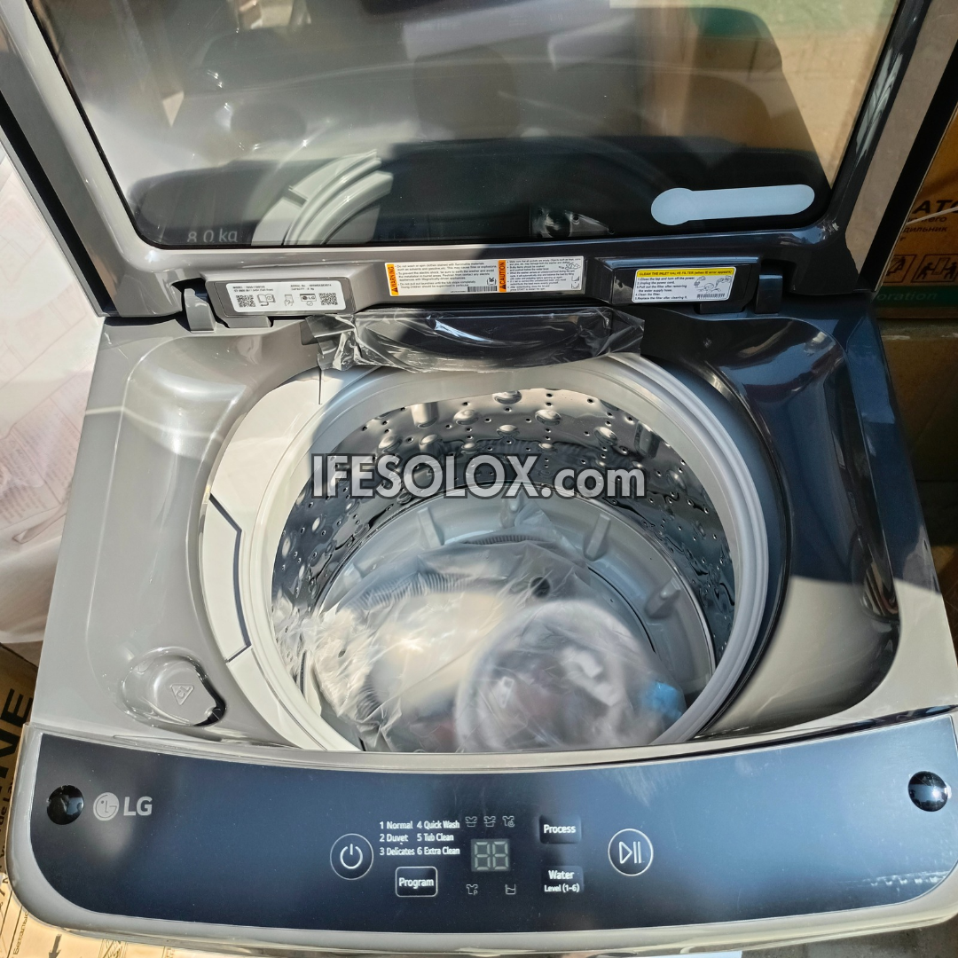 LG T85S1TDDT2C 8kg Top Load Smart Inverter Automatic Washing Machine - Brand New