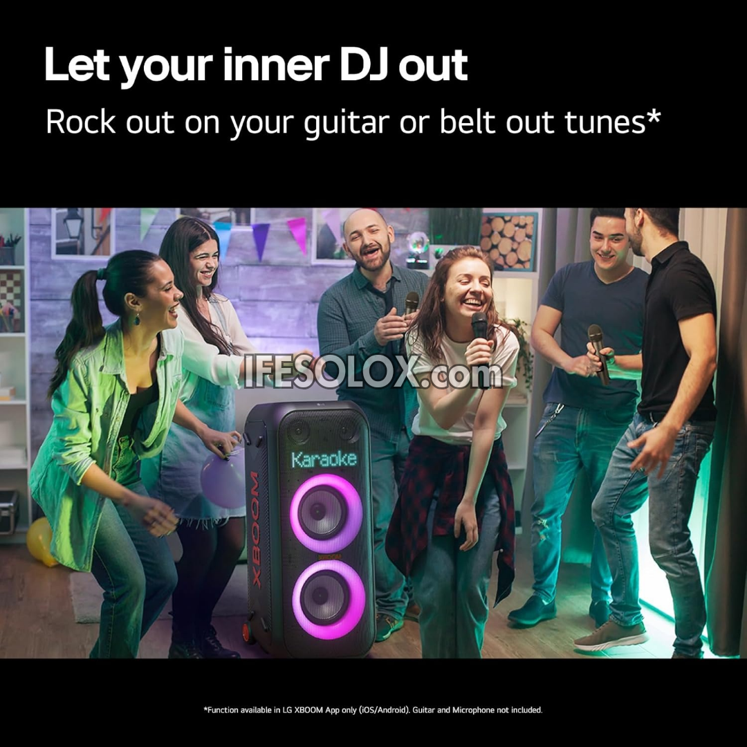 LG XBOOM XL9T Super Bass Blast Bluetooth HiFi PA System with Pixel LED Lighting, Battery - Brand New