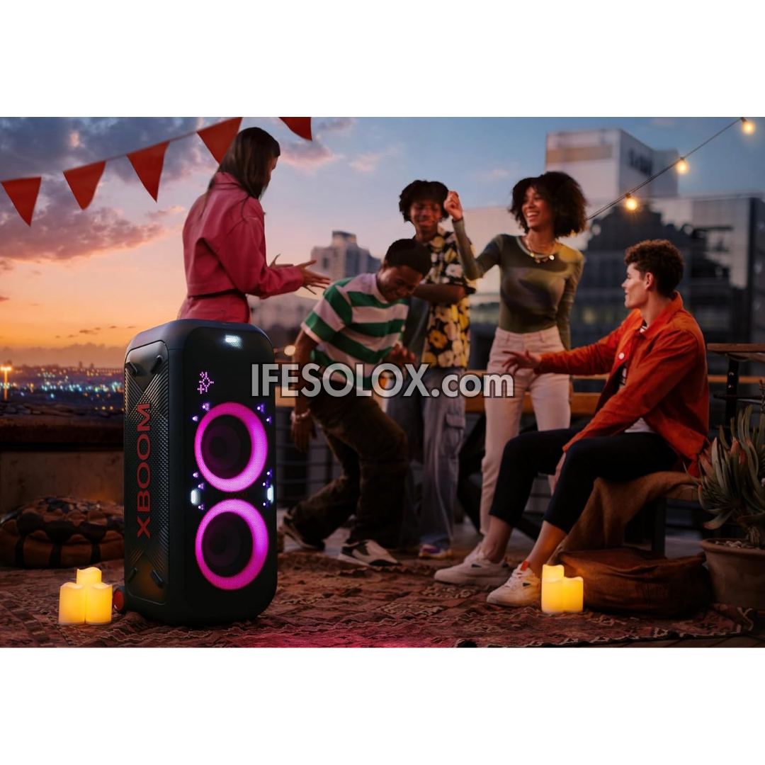 LG XBOOM XL9T Super Bass Blast Bluetooth HiFi PA System with Pixel LED Lighting, Battery - Brand New