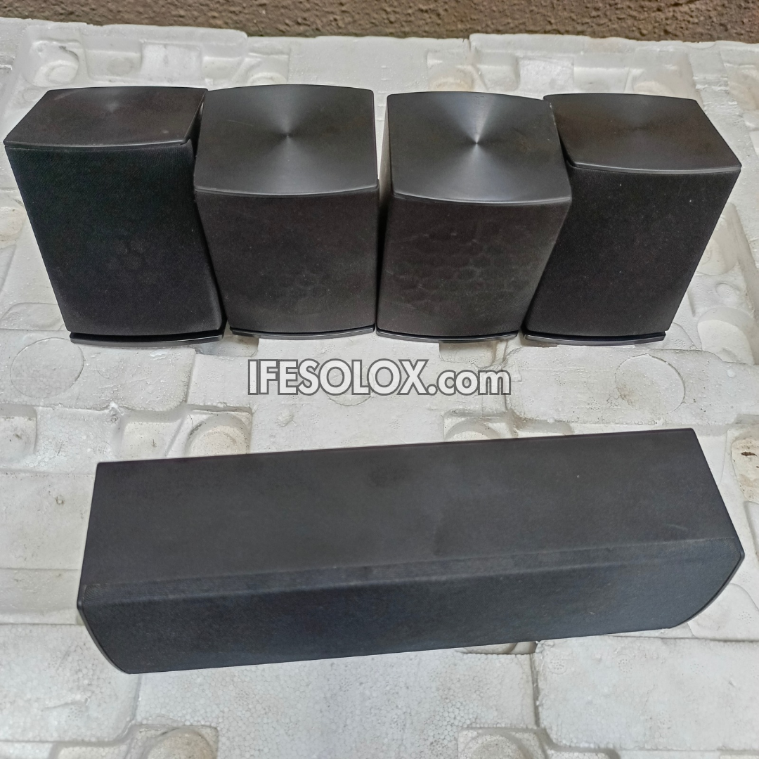 LG 4 Ohms Home Theater Surround Satellite Speakers (2 Pairs) - Foreign Used