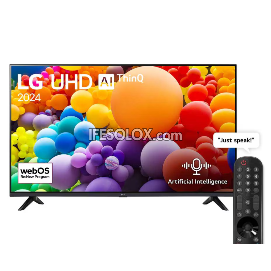 LG UT73 Series webOS Smart 4K UHD ThinQ AI TV with Active HDR, Wifi, Bluetooth - Brand New
