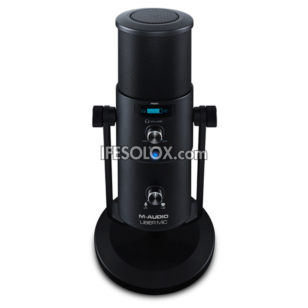 M-AUDIO Uber Professional USB Microphone with 4 Polar Patterns and Headphone Output - Brand New