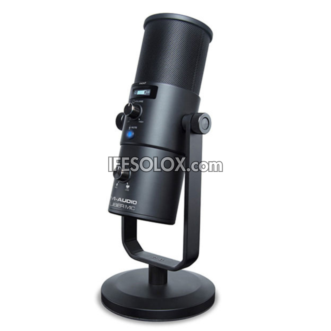 M-AUDIO Uber Professional USB Microphone with 4 Polar Patterns and Headphone Output - Brand New