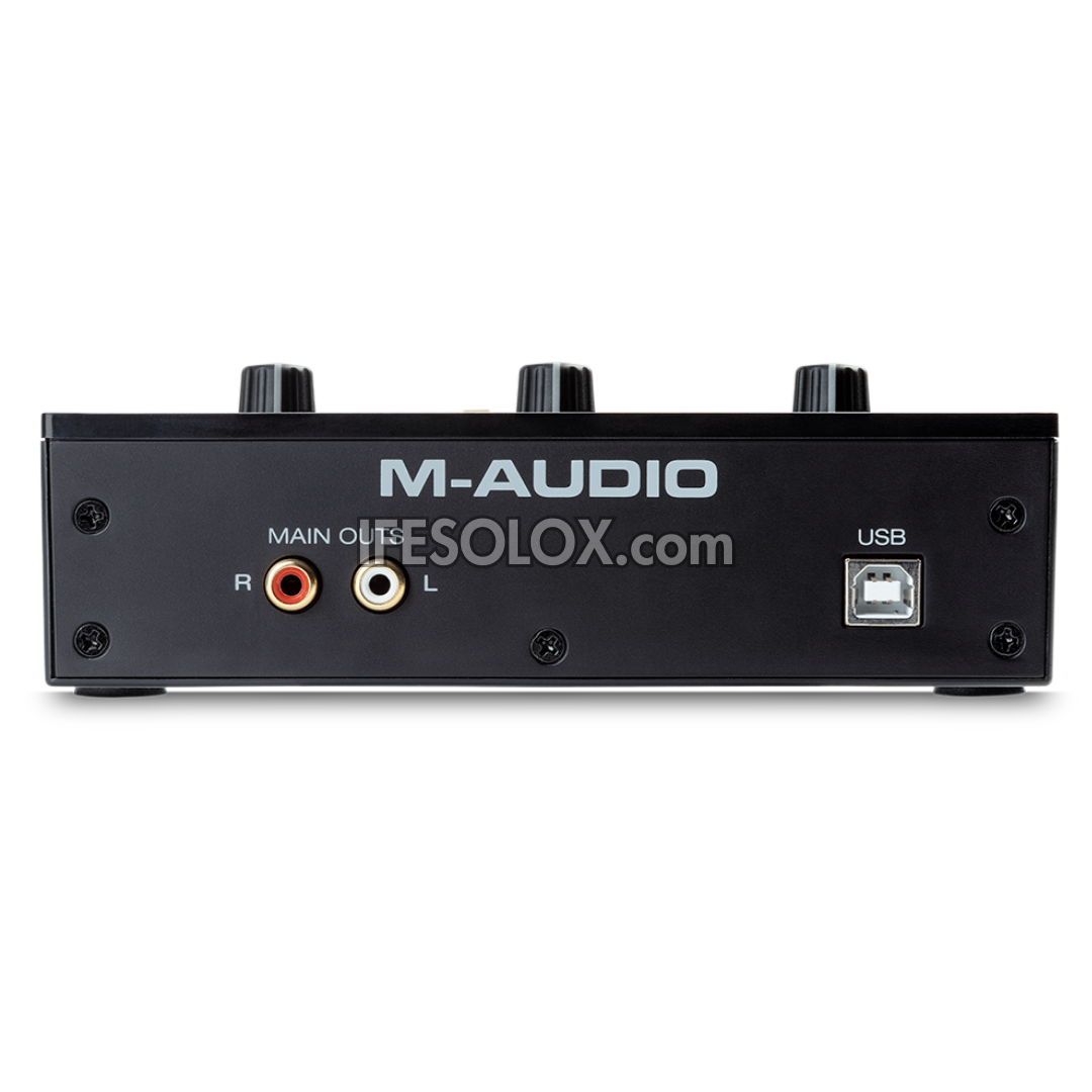 M-Audio M-Track Solo 2-Channel USB Audio Interface with 1 Crystal Preamp and Instrument Input - Brand New