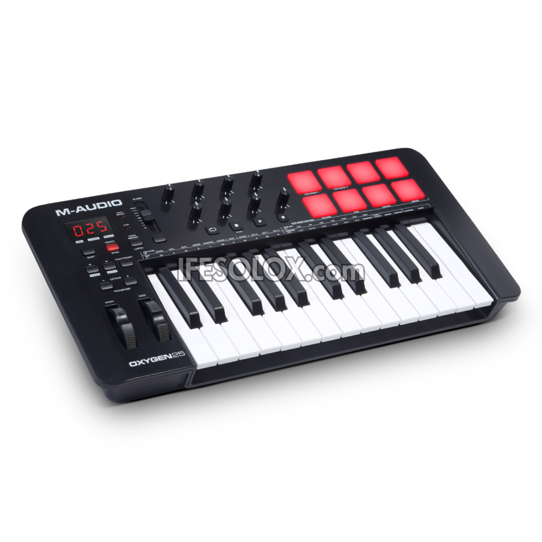 M-AUDIO Oxygen 25 (MKV) USB MIDI Keyboard Controller with 25 Responsive Keys - Brand New